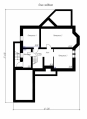 Дом с мансардой, подвалом, гаражом, террасой и балконами Rg5039z (Зеркальная версия) План1