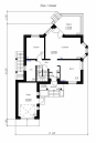 Дом с мансардой, подвалом, гаражом, террасой и балконами Rg5039z (Зеркальная версия) План2