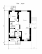 Дом с мансардой и балконом Rg5040z (Зеркальная версия) План2