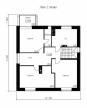 Двухэтажный дом с мансардой, подвалом, гаражом, террасой и балконом Rg5057z (Зеркальная версия) План3