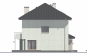Двухэтажный дом с мансардой, подвалом, гаражом, террасой и балконом Rg5057z (Зеркальная версия) Фасад4