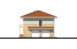 Двухэтажный дом, гаражом на 2 машины, террасой и балконом Rg5063z (Зеркальная версия) Фасад4