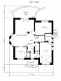 Дом с мансардой, гаражом, эркером, террасой и балконами Rg5067z (Зеркальная версия) План2