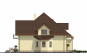 Дом с мансардой, гаражом, эркером, террасой и балконами Rg5067z (Зеркальная версия) Фасад4