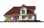 Дом с мансардой, гаражом, террасой и балконами Rg5076z (Зеркальная версия) Фасад1