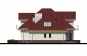 Дом с мансардой, гаражом, террасой и балконами Rg5076z (Зеркальная версия) Фасад4