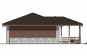 Одноэтажный дом с подвалом и террасой Rg5083z (Зеркальная версия) Фасад4