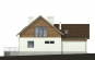 Одноэтажный дом с мансардой, гаражом на две машины, террасой и балконом Rg5087z (Зеркальная версия) Фасад1