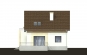 Одноэтажный дом с мансардой, гаражом на две машины, террасой и балконом Rg5087z (Зеркальная версия) Фасад4