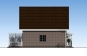 Проект одноэтажного жилого дома с мансардой и террасой Rg5098z (Зеркальная версия) Фасад2