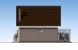 Проект одноэтажного жилого дома с мансардой и террасой Rg5098z (Зеркальная версия) Фасад4