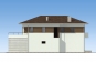 Двухэтажный дом с подвалом, гаражом, террасой и балконами Rg5107z (Зеркальная версия) Фасад2