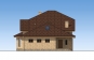 Одноэтажный дом с мансардой и гаражом Rg5119z (Зеркальная версия) Фасад2