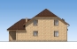 Одноэтажный дом с мансардой и гаражом Rg5119z (Зеркальная версия) Фасад3