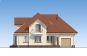 Одноэтажный дом с мансардой, гаражом, террасой и балконами Rg5120 Фасад1