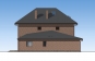 Двухэтажный дом с мансардой, гаражом, террасой и балконом Rg5126z (Зеркальная версия) Фасад4