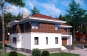 Двухэтажный дом с цоколем, гаражом, террасой и балконом Rg5128 Вид2