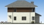 Двухэтажный дом с подвалом, гаражом, террасой и балконом Rg5129z (Зеркальная версия) Фасад2