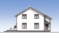 Проект одноэтажного жилого дома с мансардой Rg5130 Фасад1
