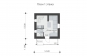 Одноэтажный дом с подвалом, мансардой, крыльцом и балконом Rg5140z (Зеркальная версия) План2