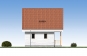 Одноэтажный дом с подвалом, мансардой, крыльцом и балконом Rg5140z (Зеркальная версия) Фасад2