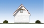Одноэтажный дом с подвалом, мансардой, крыльцом и балконом Rg5140z (Зеркальная версия) Фасад3