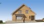 Одноэтажный дом с мансардой и терассой на две семьи Rg5143z (Зеркальная версия) Фасад4