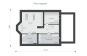 Одноэтажный дом с подвалом, мансардой, гаражом, террасой и балконами Rg5145 План1