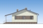 Одноэтажный дом с террасой Rg5147z (Зеркальная версия) Фасад2