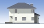 Проект двухэтажного жилого дома с гаражом и террасой Rg5158z (Зеркальная версия) Фасад4