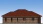 Одноэтажный дом с гаражом и террасой Rg5171z (Зеркальная версия) Фасад4