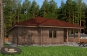 Одноэтажный дом с гаражом и террасой Rg5171z (Зеркальная версия) Вид3