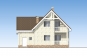 Одноэтажный дом с мансардой, гаражом, террасой и балконом Rg5176z (Зеркальная версия) Фасад3