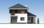 Проект индивидуального двухэтажного жилого дома Rg5195z (Зеркальная версия) Фасад3