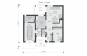 Проект двухэтажного жилого дома с гаражом и террасой Rg5200z (Зеркальная версия) План2