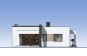 Проект одноэтажного жилого дома с террасой Rg5202z (Зеркальная версия) Фасад1