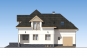 Одноэтажный дом с подвалом, мансардой, гаражом, террасой и балконом Rg5204 Фасад1
