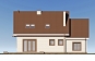 Одноэтажный дом с мансардой, гаражом, балконом и тремя спальнями Rg5206 Фасад3