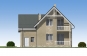 Одноэтажный дом с мансардой, террасой, балконом и гаражом Rg5214z (Зеркальная версия) Фасад3