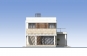 Проект двухэтажного жилого дома с гаражом и террасами Rg5216z (Зеркальная версия) Фасад4