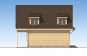 Одноэтажный дом с мансардой, террасой и балконом Rg5224z (Зеркальная версия) Фасад4