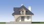 Одноэтажный дом с мансардой и террасой Rg5234 Фасад3