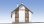 Одноэтажный дом с мансардой и террасой Rg5250 Фасад3