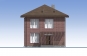 Двухэтажный жилой дом с террасой Rg5256z (Зеркальная версия) Фасад1