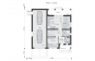 Одноэтажный дом с подвалом и мансардой Rg5261z (Зеркальная версия) План2