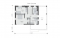 Проект двухэтажного жилого дома с террасами Rg5264z (Зеркальная версия) План3