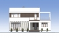Проект двухэтажного жилого дома с террасами Rg5264z (Зеркальная версия) Фасад1