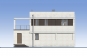 Проект двухэтажного жилого дома с террасами Rg5264z (Зеркальная версия) Фасад3