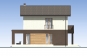 Двухэтажный дом с террасой Rg5295z (Зеркальная версия) Фасад2