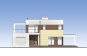Двухэтажный дом с гаражом и террасами Rg5300z (Зеркальная версия) Фасад1